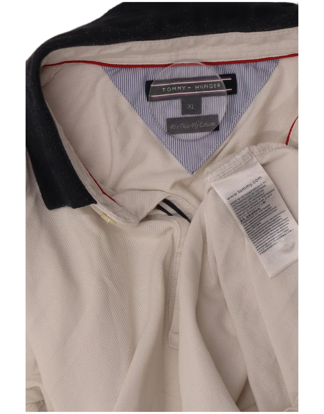 Tommy Hilfiger Polo Hombre XL Blanco Algodón