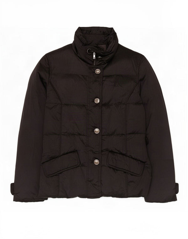 Geox Mujer Respira Chaqueta Acolchada UK 6 XS Poliéster Negro