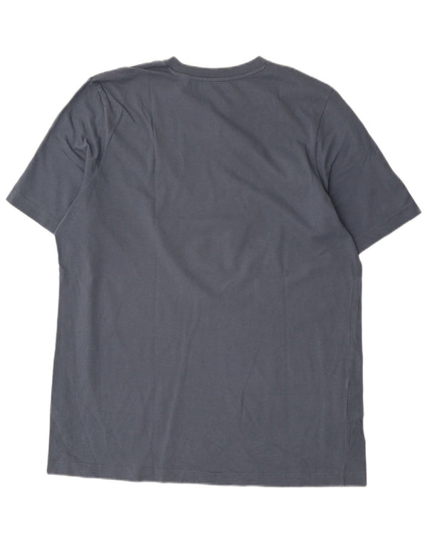 Adidas - Camiseta gráfica para hombre, talla grande, algodón azul marino