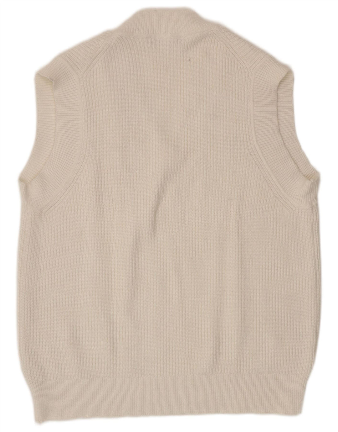 Zara Mujer Chaleco Tank Top UK 46 Large Viscosa Blanca