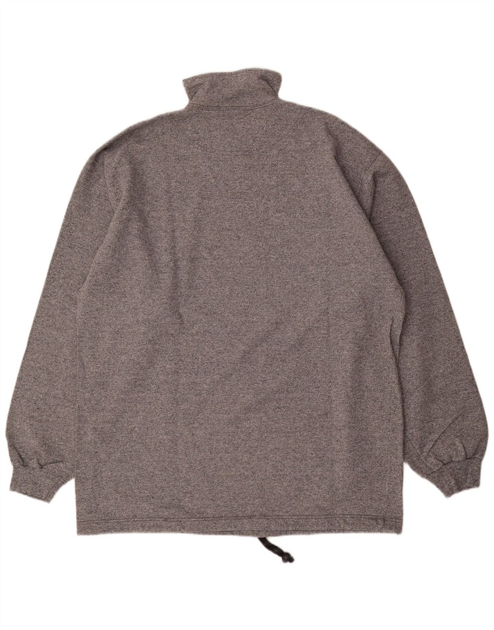 Champion Sudadera con cuello y cremallera para hombre, talla 2XL, algodón gris