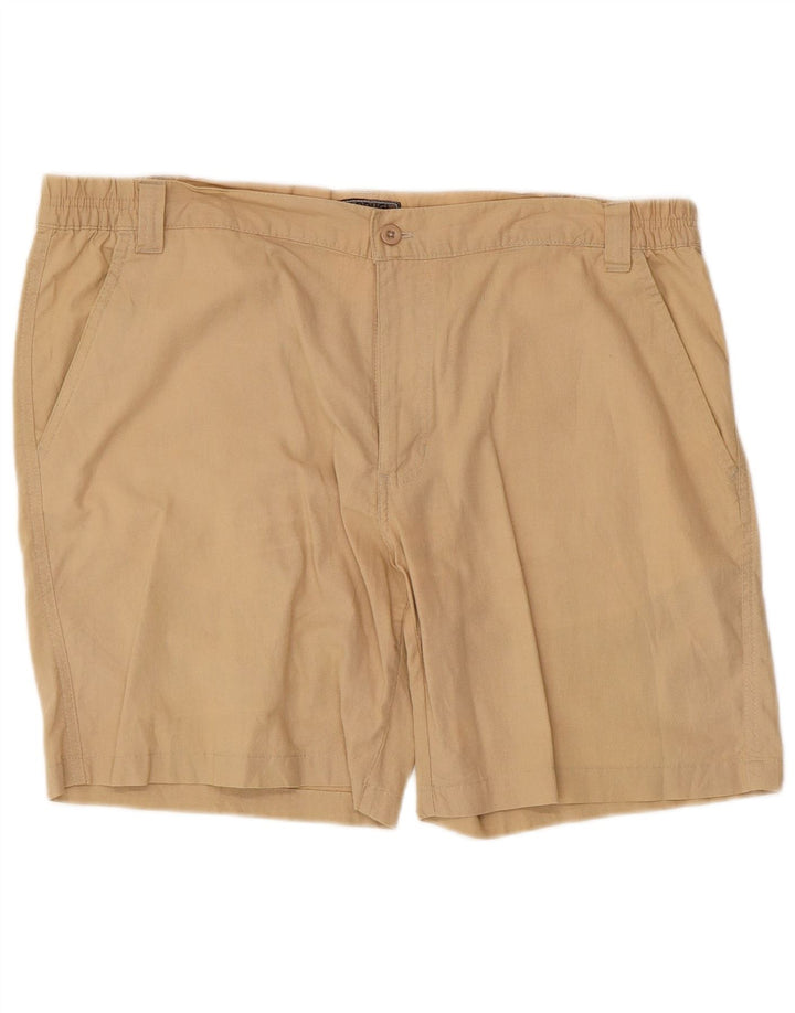 Brugi - Pantalones cortos chinos para hombre, talla grande, W38, color beige