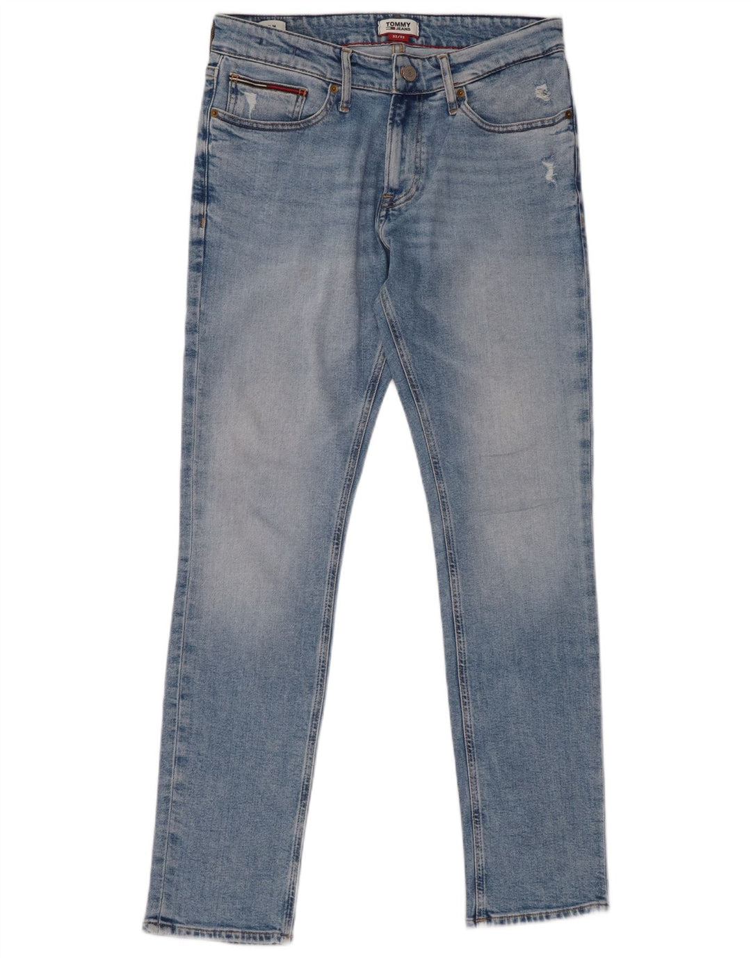 TOMMY HILFIGER Vaqueros ajustados para hombre W32 L32 Algodón azul