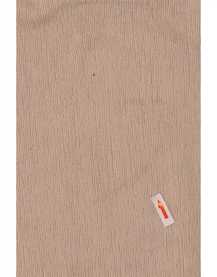 Zara Mujer Oversize Roll Neck Jumper Sweater UK 44 Medio Beige Poliéster