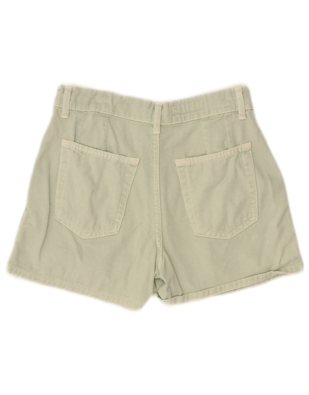ZARA Pantalones cortos chinos pegados para niña 13-14 años W26 Verde