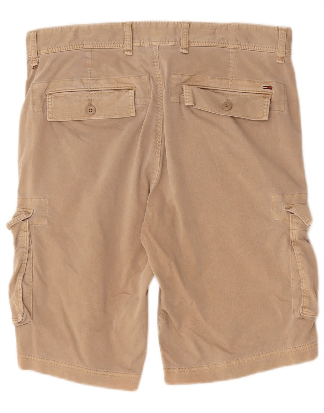 Tommy Hilfiger Shorts Cargo Hombre W32 Algodón Beige Medio
