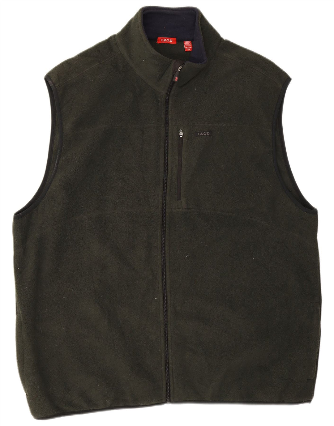 IZOD Chaleco polar para hombre UK 44 2XL Caqui Poliéster