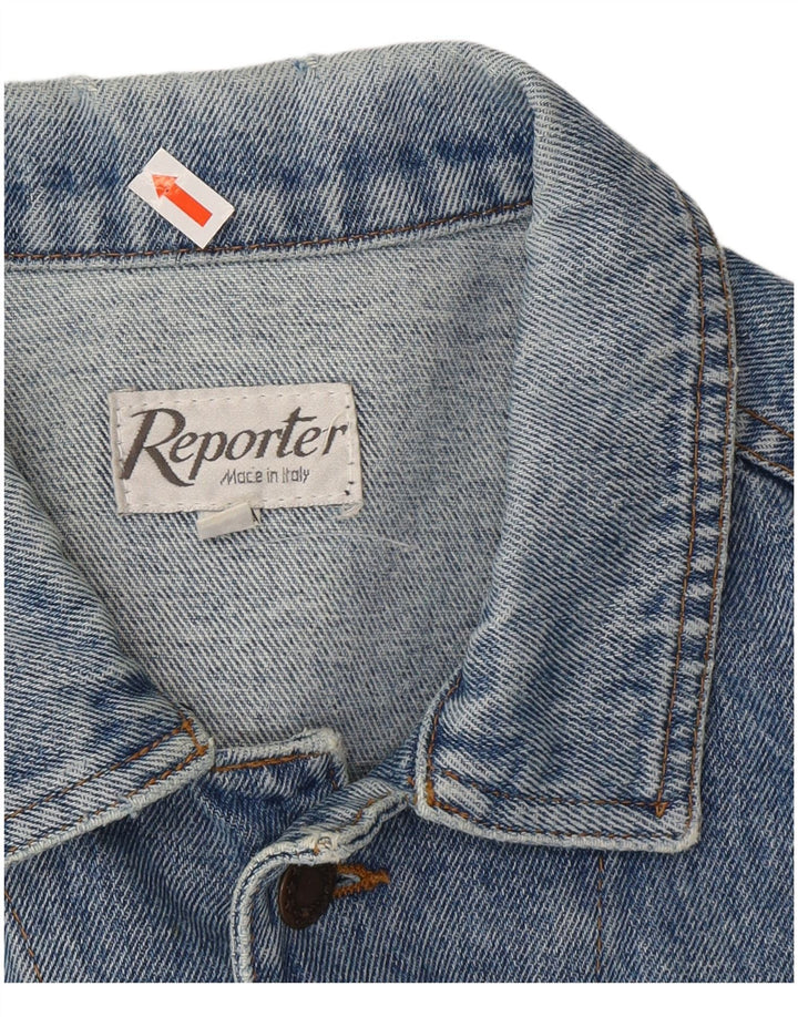 REPORTER Chaqueta vaquera para hombre UK 38 Azul medio