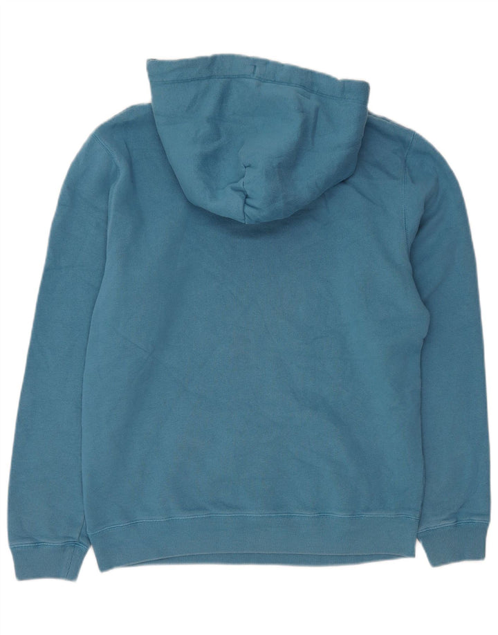 Jack Wills Hombre Sudadera Con Capucha Gráfica Jersey De Algodón Azul Medio