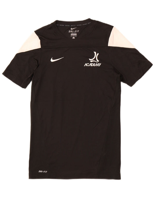 NIKE Hombre Camiseta Top Small Negro Colorblock Poliéster Deportes