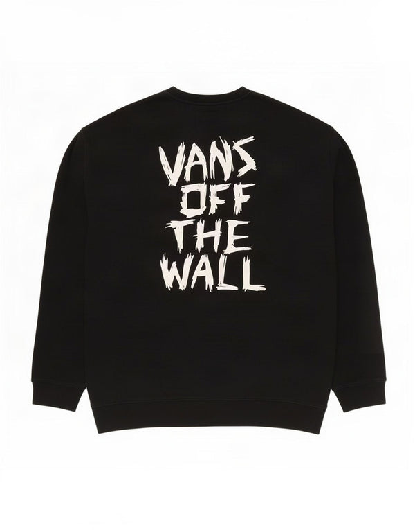 Vans Sudadera gráfica para hombre Jumper 2XL Algodón negro