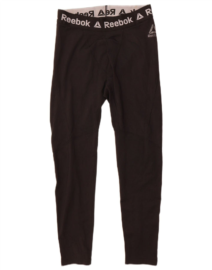 Reebok Leggings gráficos para hombre Poliéster negro mediano