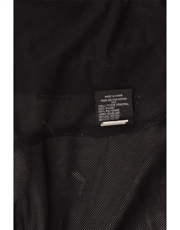 Superdry Chaqueta Cortavientos De Corte Regular Para Mujer UK 46 Large Nylon Negro