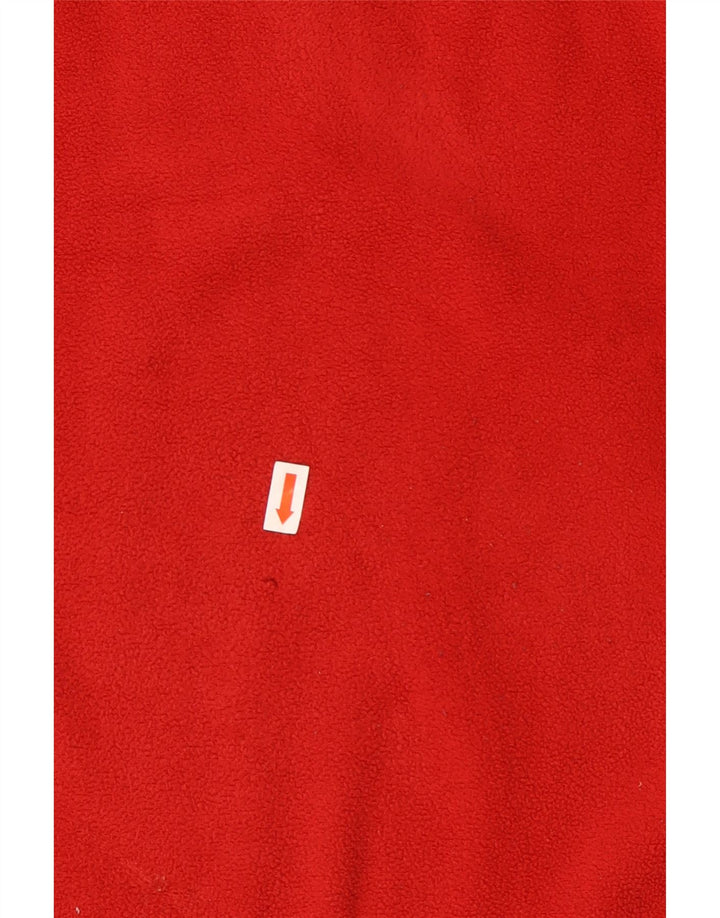 TOG 24 Jersey de forro polar con cuello y cremallera para hombre 2XL Poliéster rojo