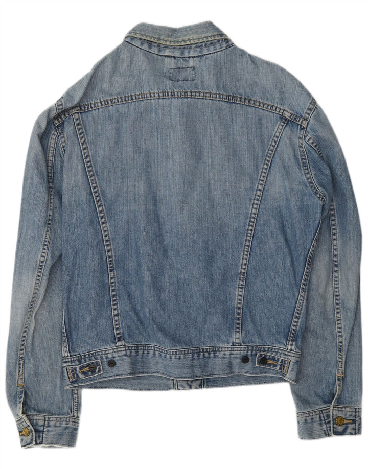 Lee Mens Rider Denim Jacket UK 40 Grande Algodón Azul