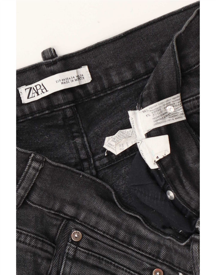 Zara Mens Slim Jeans EU 44 Grande W34 L30 Gris Poliéster