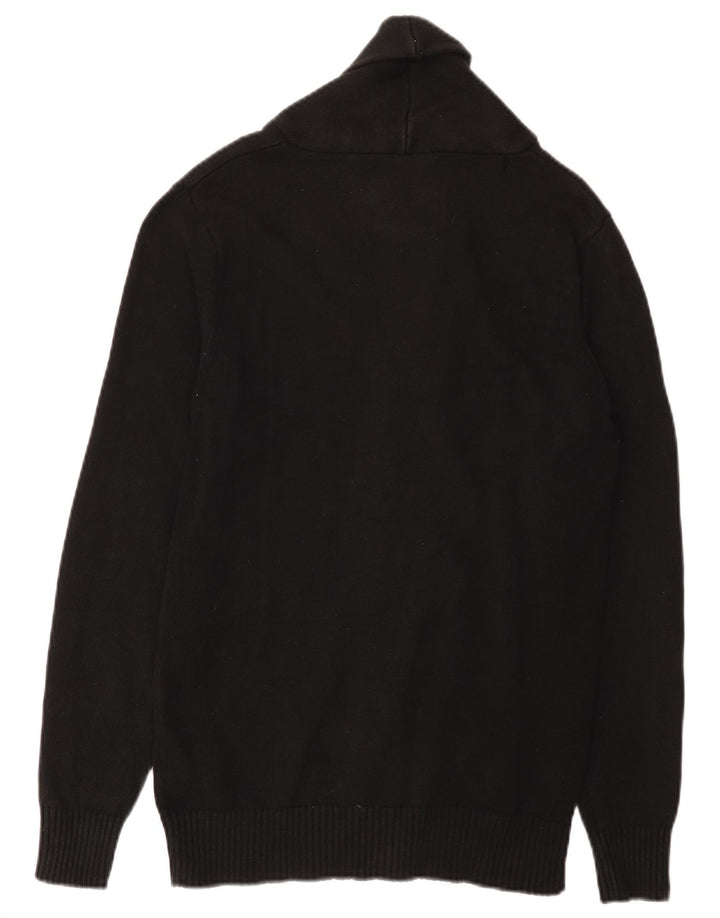 Jack & Jones Hombre Cárdigan Suéter Pequeño Negro