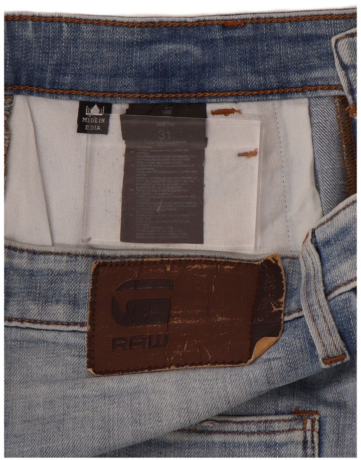 Pantalones cortos vaqueros G-Star para hombre W31 Algodón azul medio