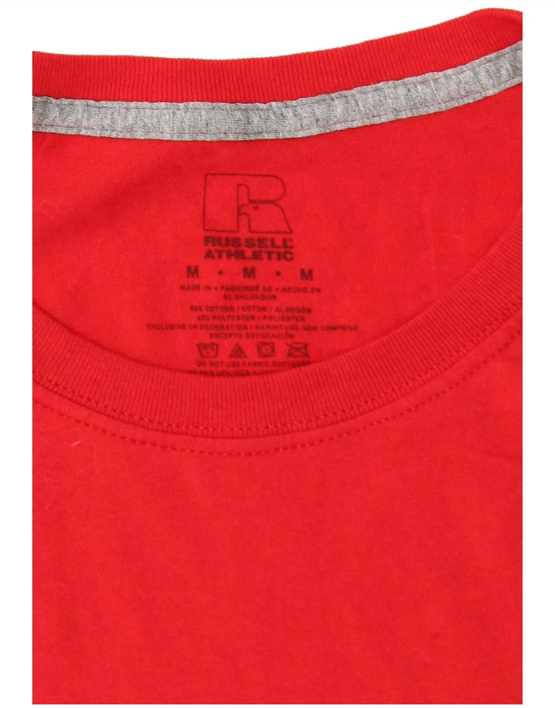 RUSSELL ATHLETIC Camiseta Hombre Top Medium Rojo Algodón