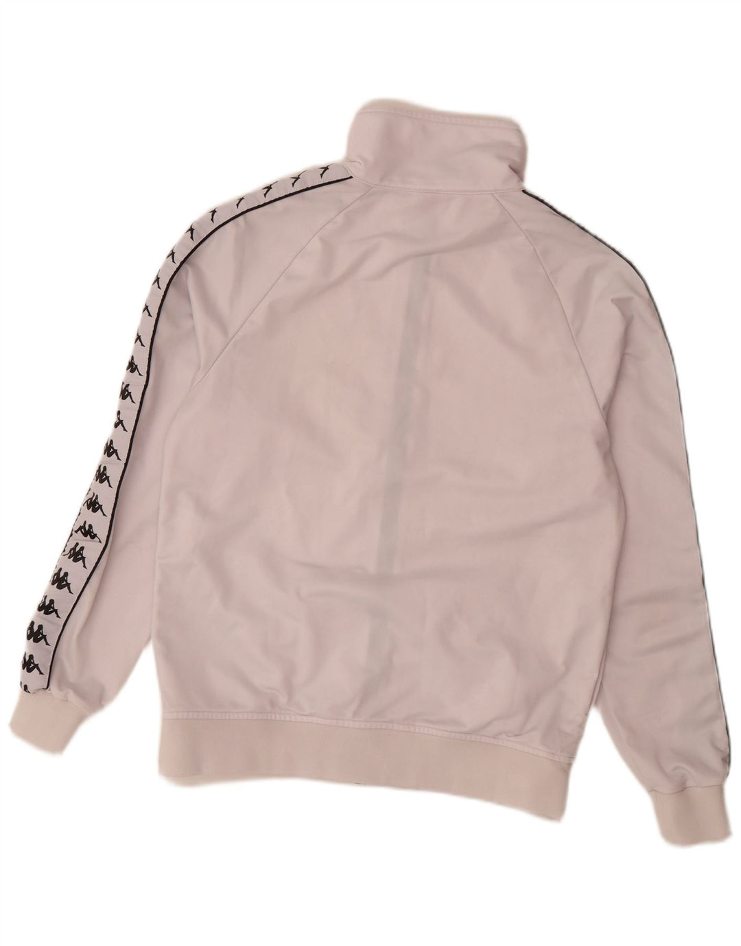 Kappa Mujer Graphic Chándal Top Chaqueta UK 40 XL Poliéster Blanco