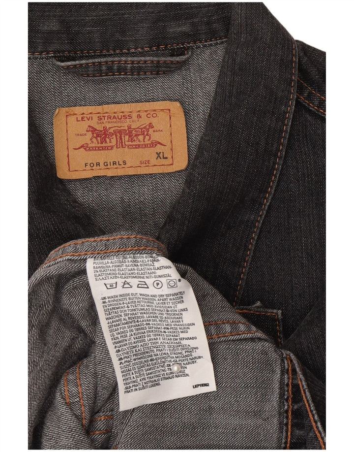 Levi's Chaqueta Vaquera Niña 15-16 Años XL Gris Algodón