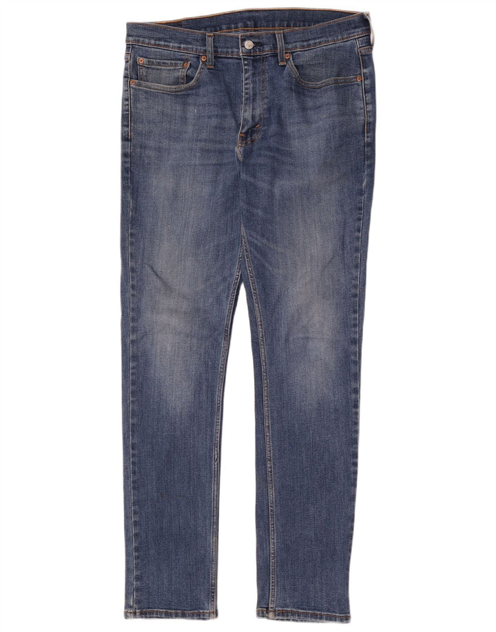 Levi's Hombre 511 Slim Jeans W34 L34 Algodón Azul