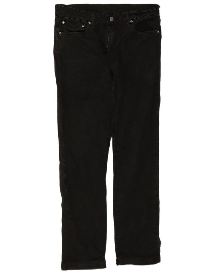 Levi's Hombre 511 Slim Jeans W32 L30 Algodón Negro