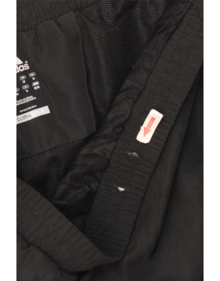 Adidas Hombre Climacool Pantalones De Chándal Mediano Negro Colorblock Poliéster