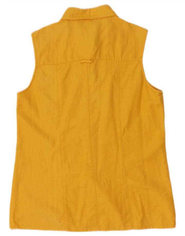 Ragazza Blusa sin mangas para mujer UK 42 Amarillo medio
