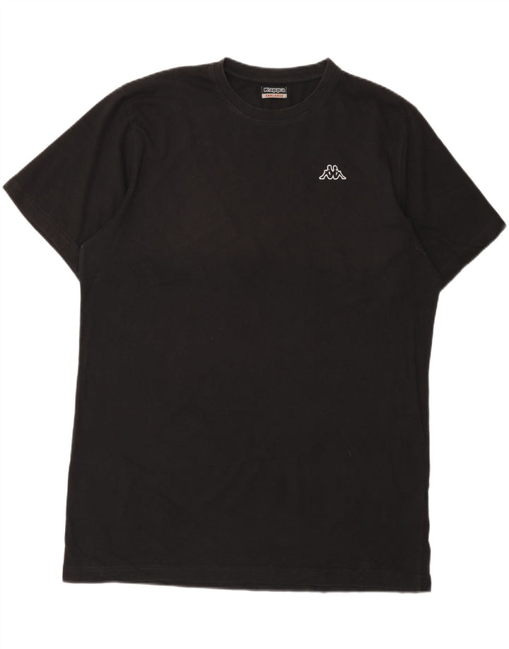 Kappa Camiseta Hombre Top 3XL Algodón Negro
