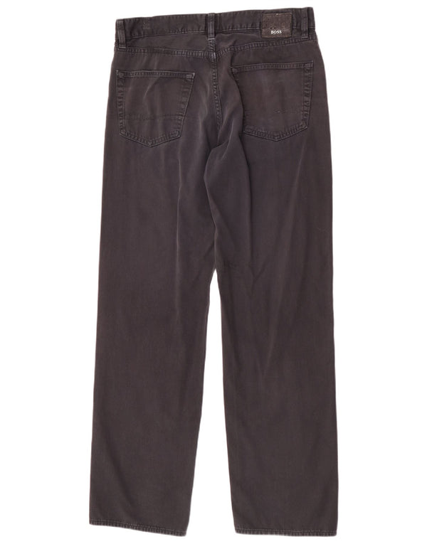 Vaqueros Hugo Boss Hombre Rectos W32 L32 Negro