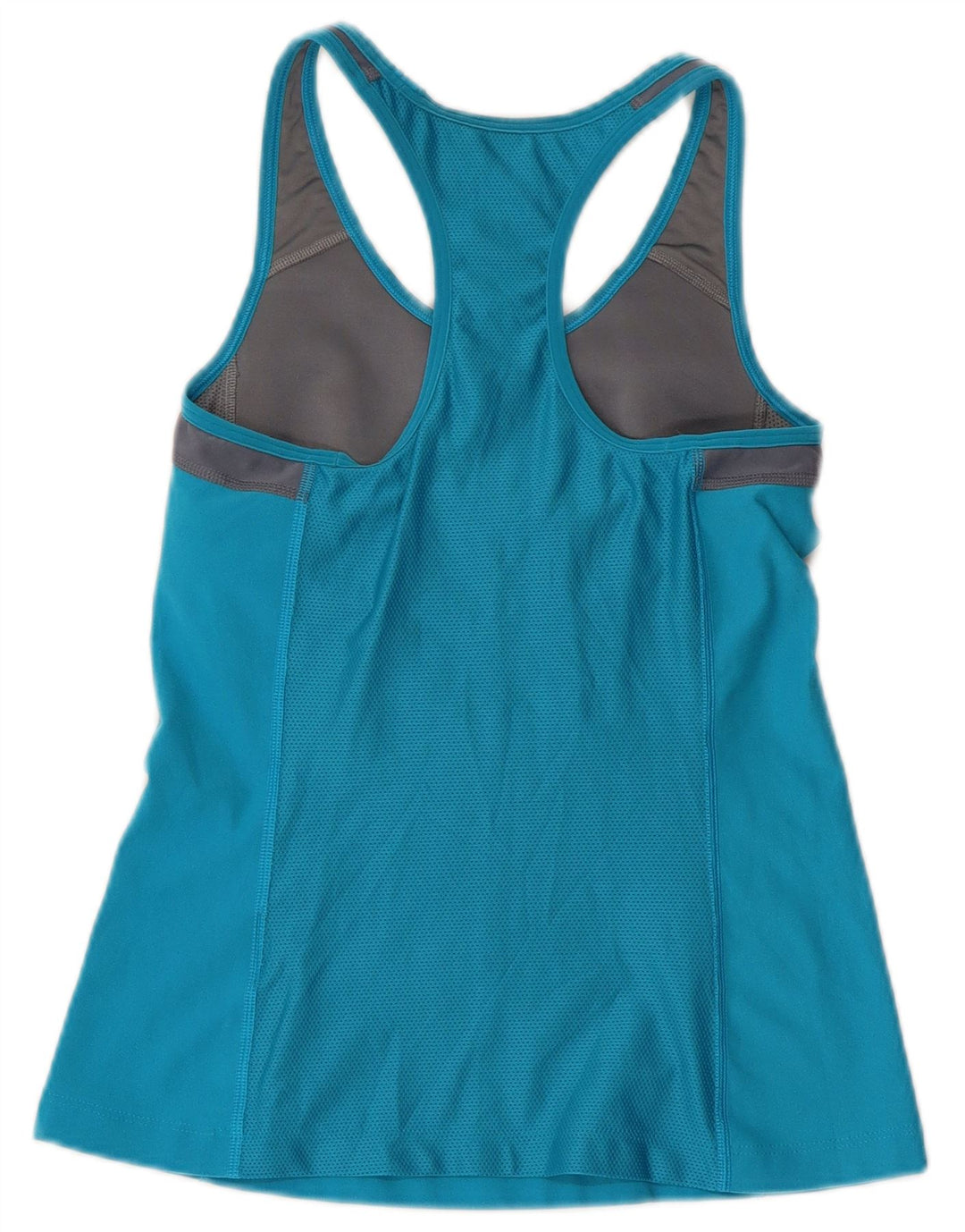 NIKE Camiseta sin mangas Dri Fit Graphic para mujer UK 40 Azul medio Colorblock