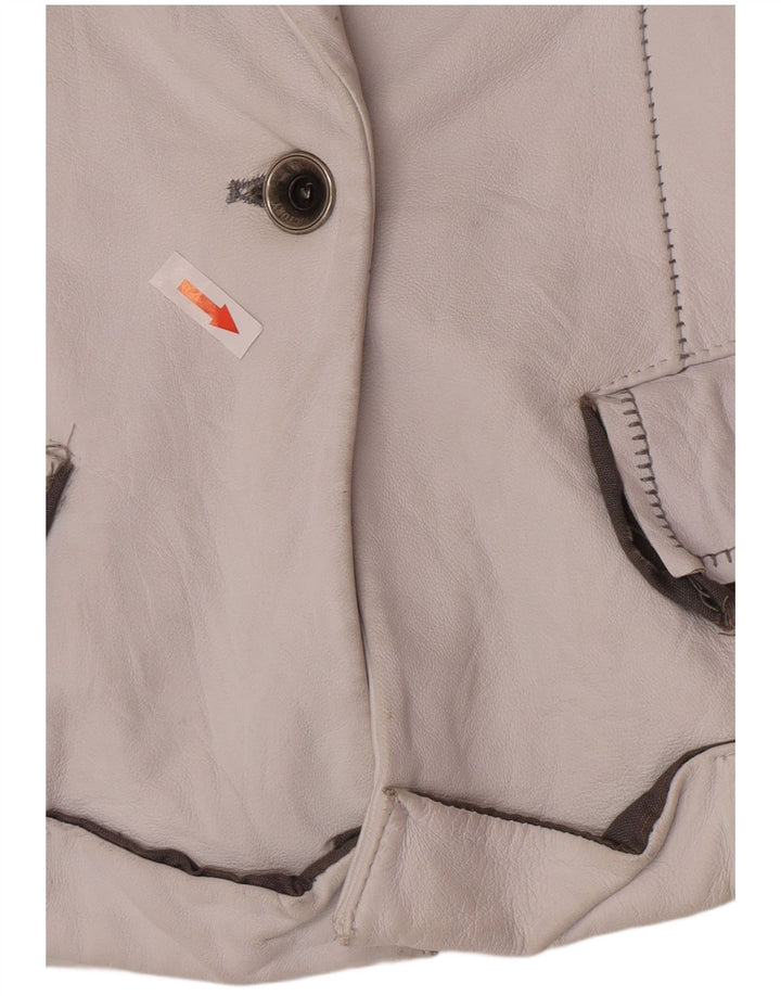 Victory Chaqueta Blazer De 1 Botón Para Mujer IT 44 Medium Off White Classic