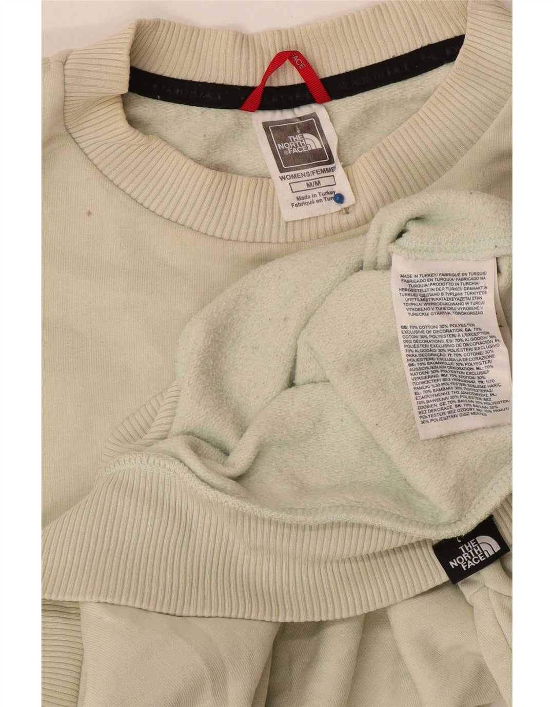 The North Face Sudadera para mujer Jumper UK 14 Medium Off White Cotton