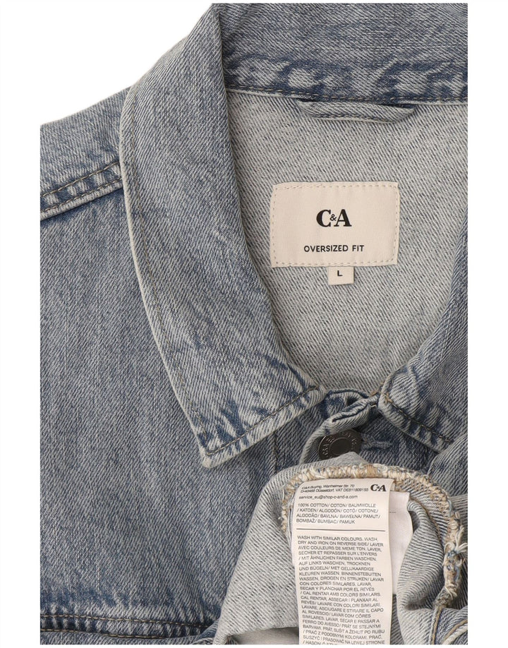 C&A Chaqueta vaquera extragrande para hombre UK 40 Algodón azul grande