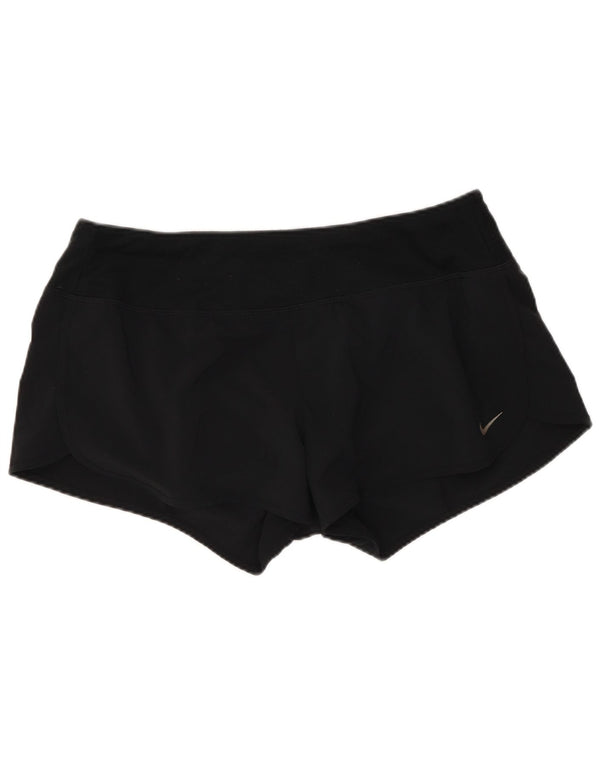 Nike - Pantalones cortos deportivos Dri Fit para mujer, talla M, poliéster negro