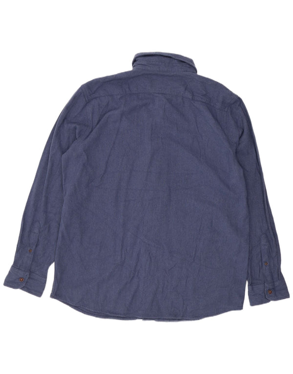 Camisa elástica Lee Hombre XL Algodón azul