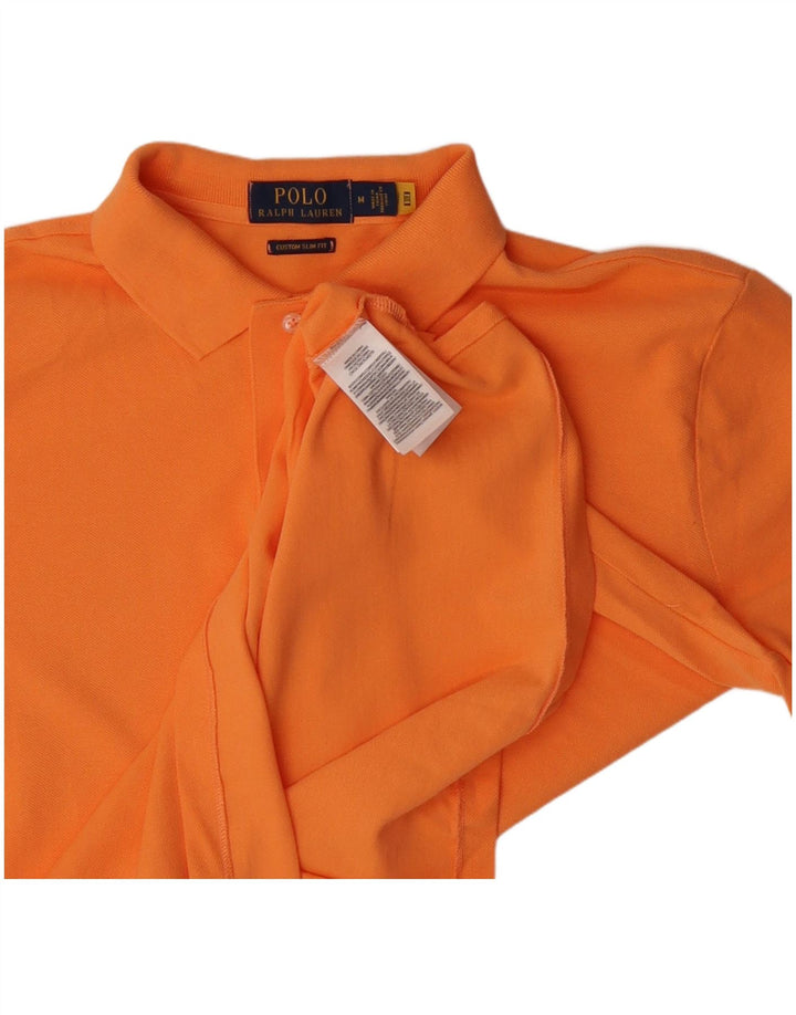 Polo Ralph Lauren Polo de corte entallado personalizado para hombre de algodón naranja medio