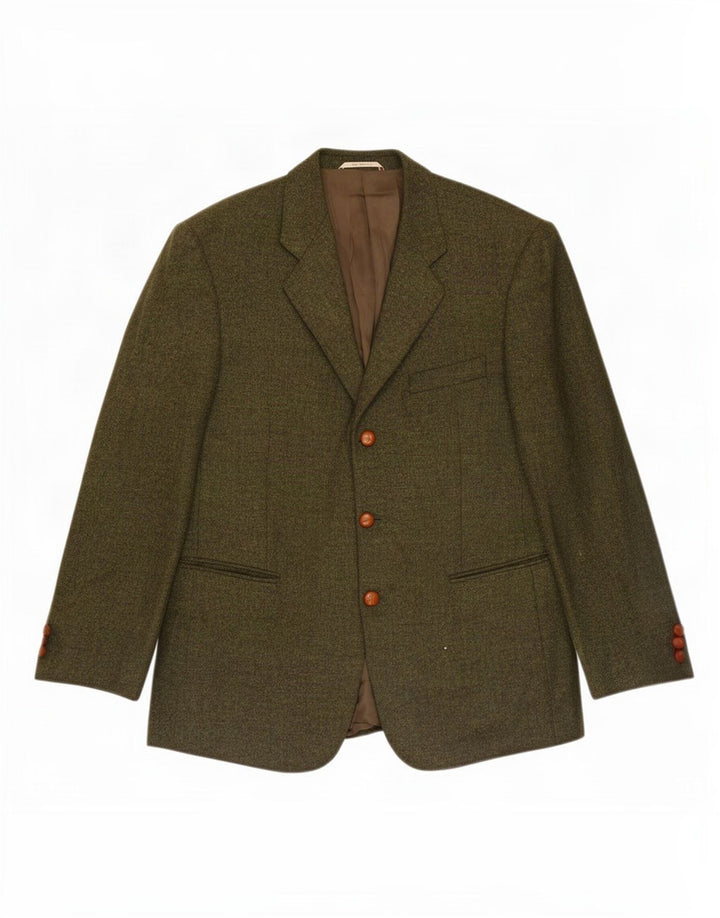 Duca Visconti Chaqueta tipo blazer de 3 botones para hombre IT 48 Lana caqui mediana