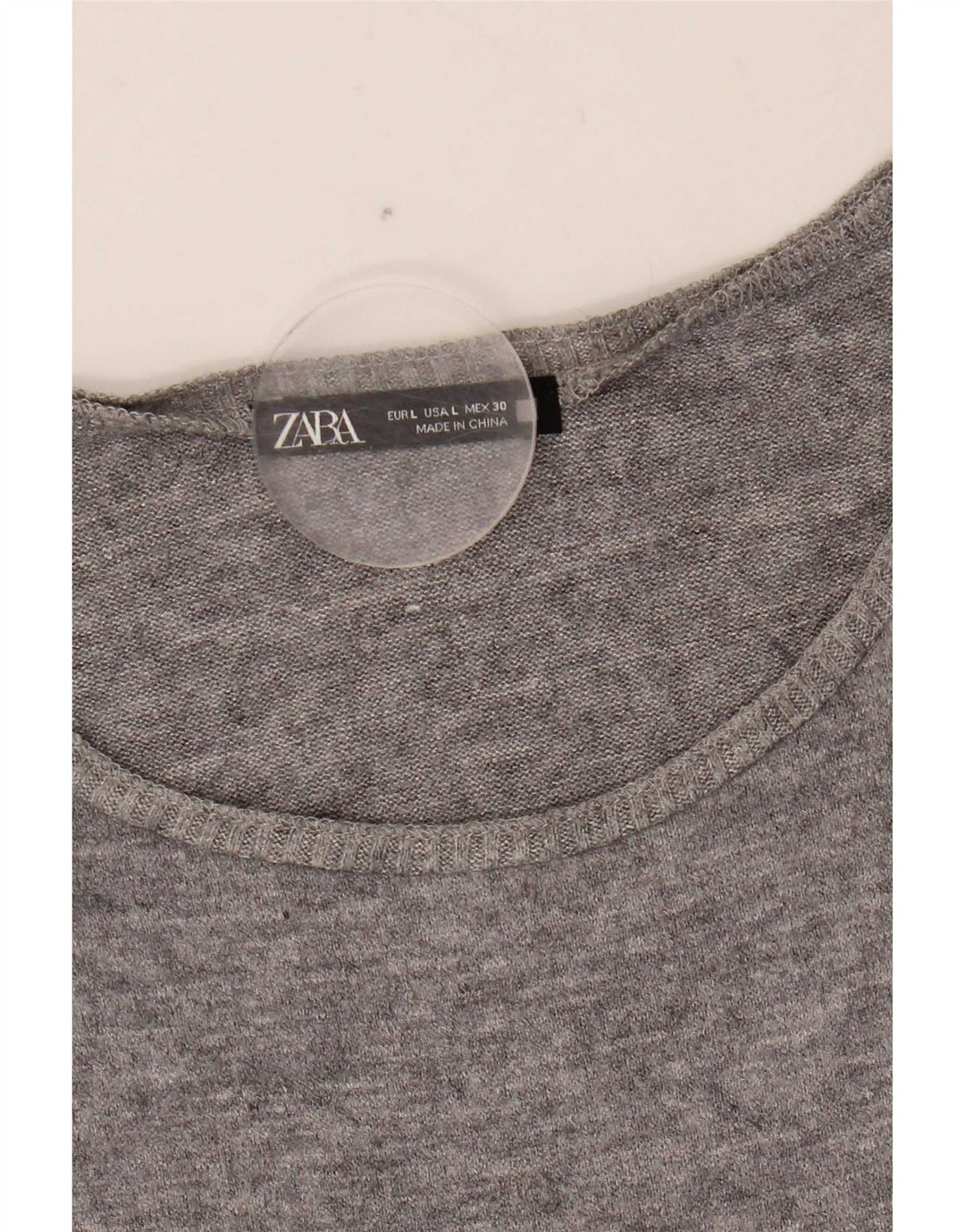 Zara Mujer Chaleco Top Reino Unido 40 Grande Gris Fair Isle