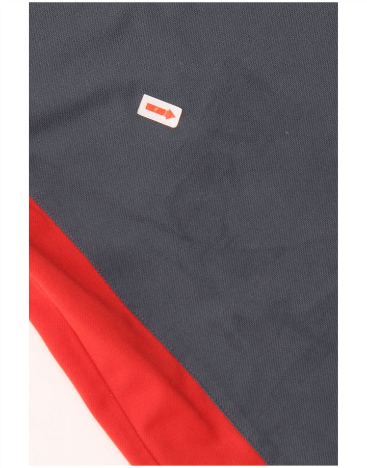 ADIDAS Camiseta para hombre Top Small Gris Colorblock Poliéster