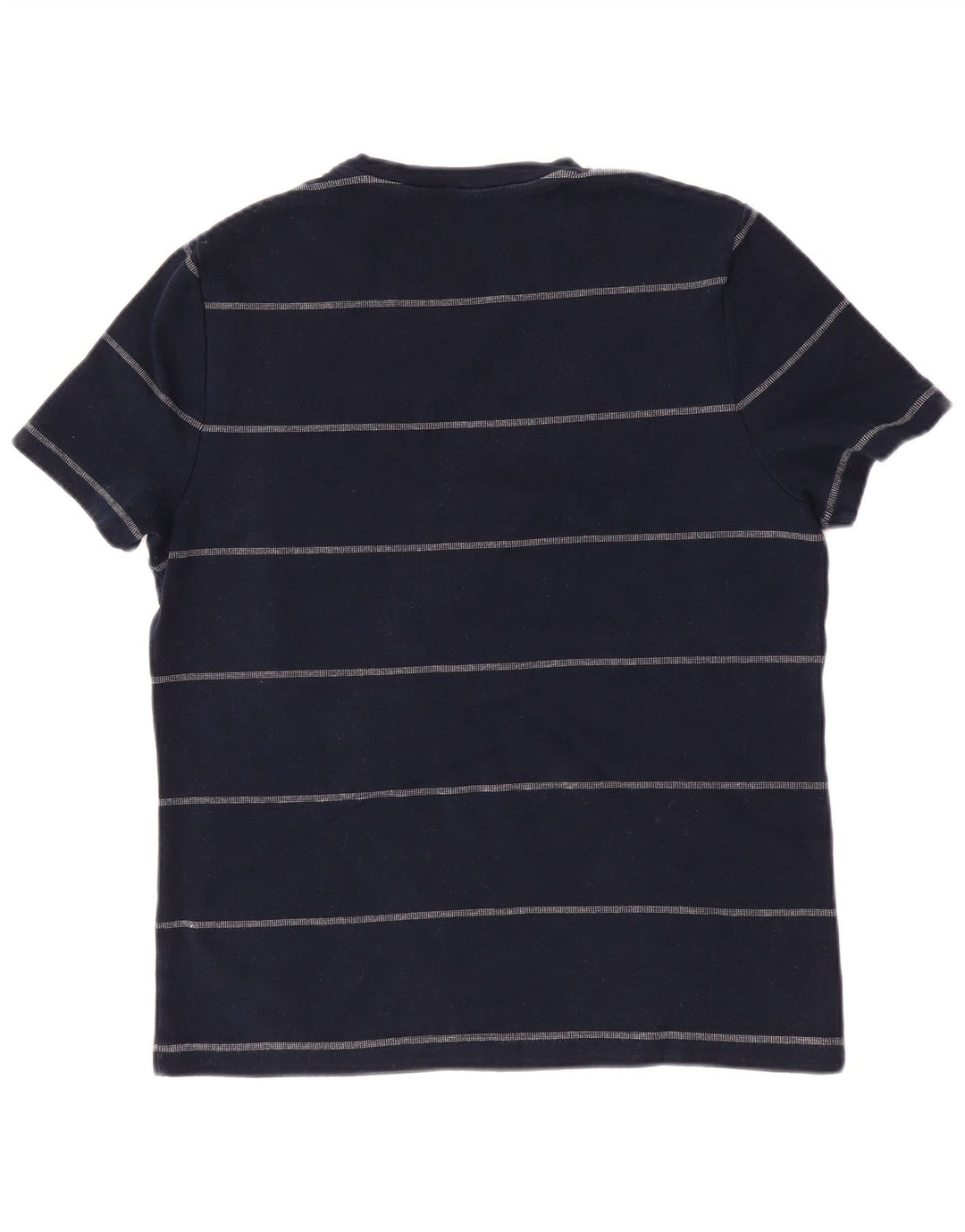 Marks & Spencer - Camiseta de corte regular para hombre, talla mediana, color azul marino a rayas