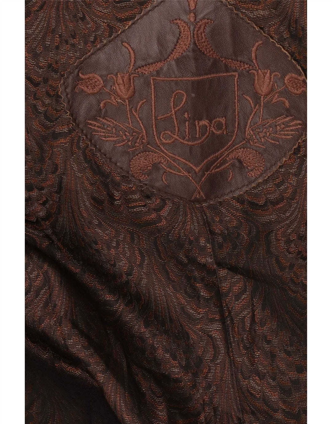 Vintage mujer abrigo Reino Unido 18 XL marrón