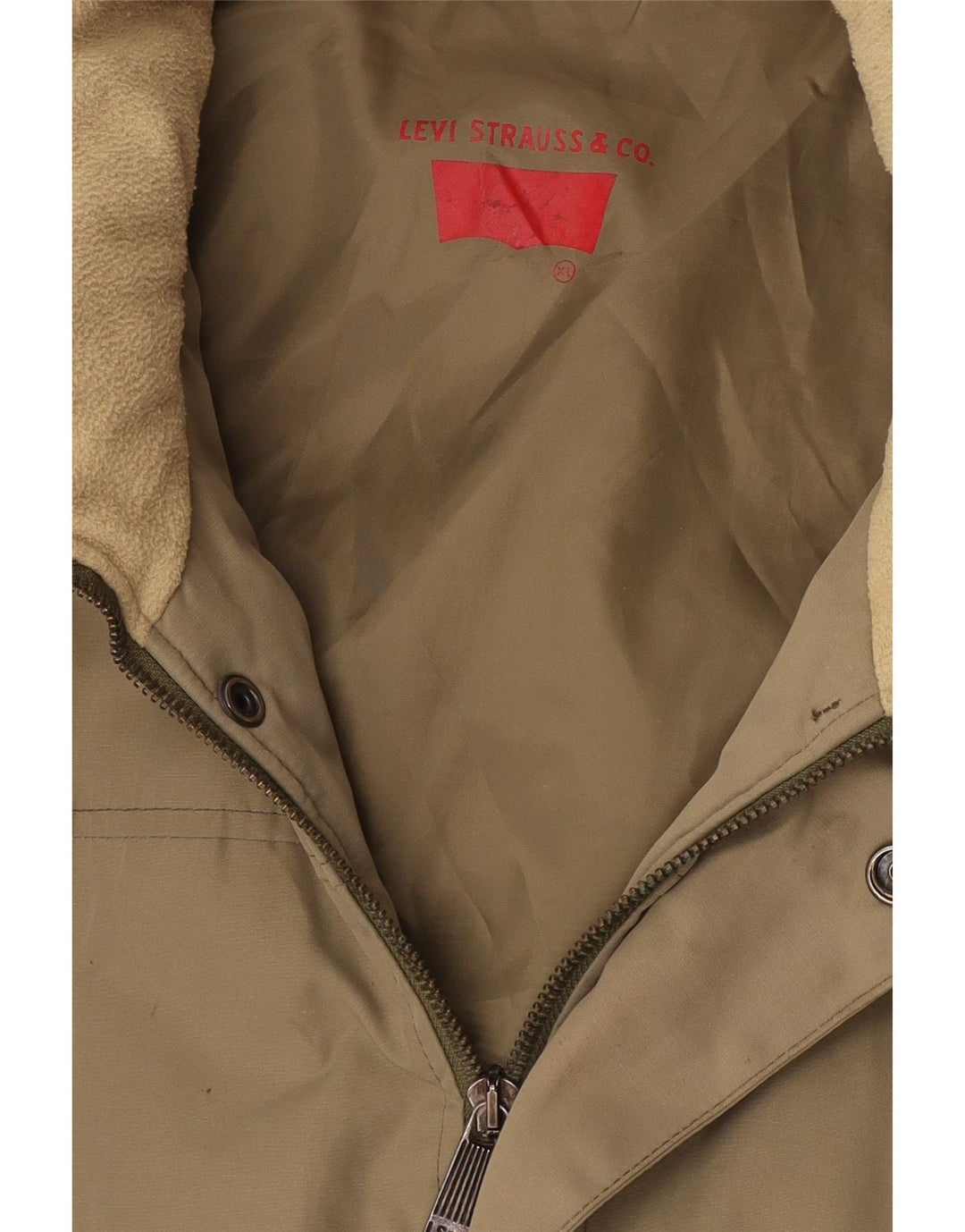 Levi's Chaqueta cortavientos para hombre UK 42 XL Caqui