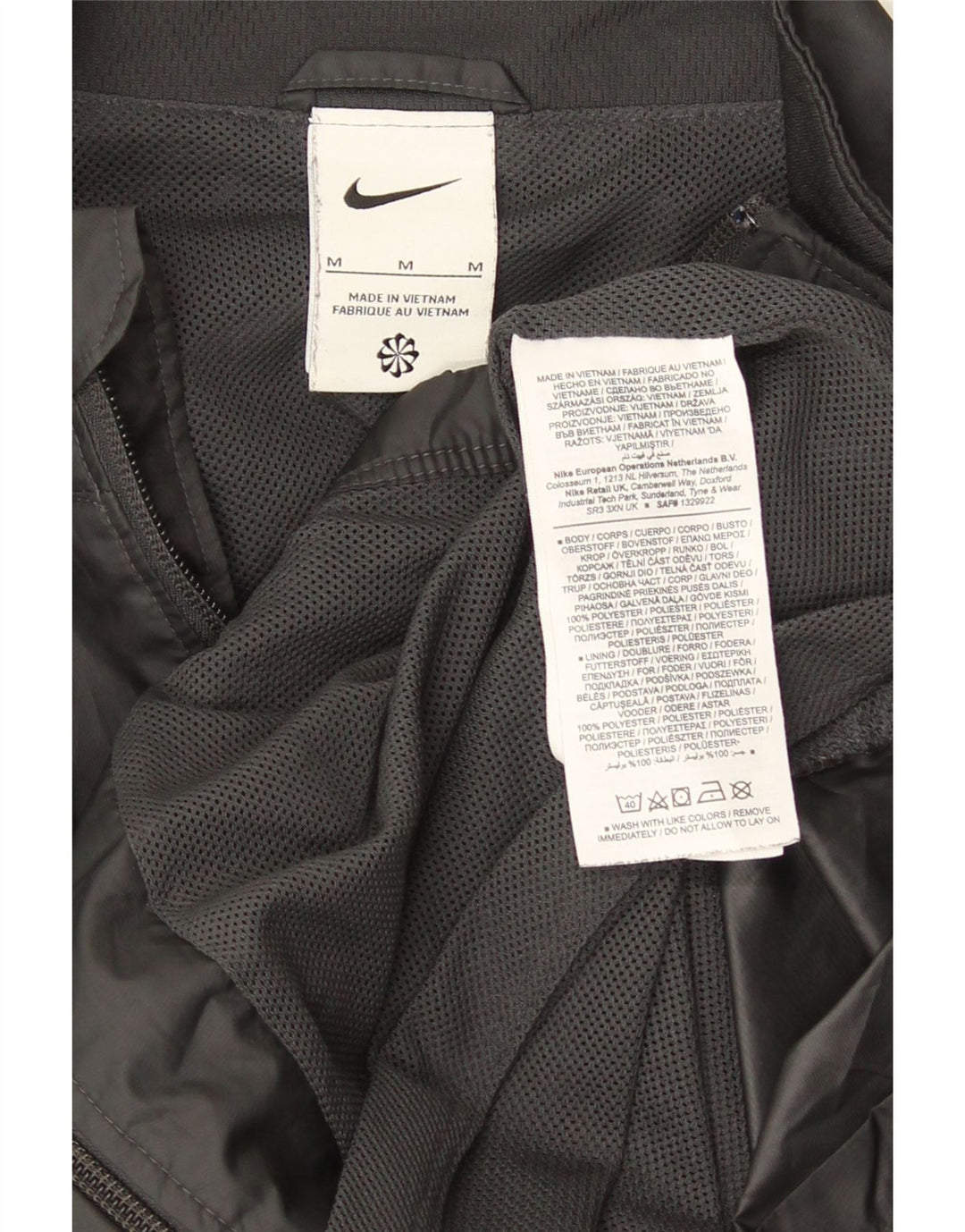 Chaqueta Nike Hombre Chándal Top Poliéster Gris Medio