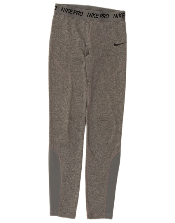 Nike Leggings gráficos para niñas 12-13 años Grande Gris Colorblock Poliéster