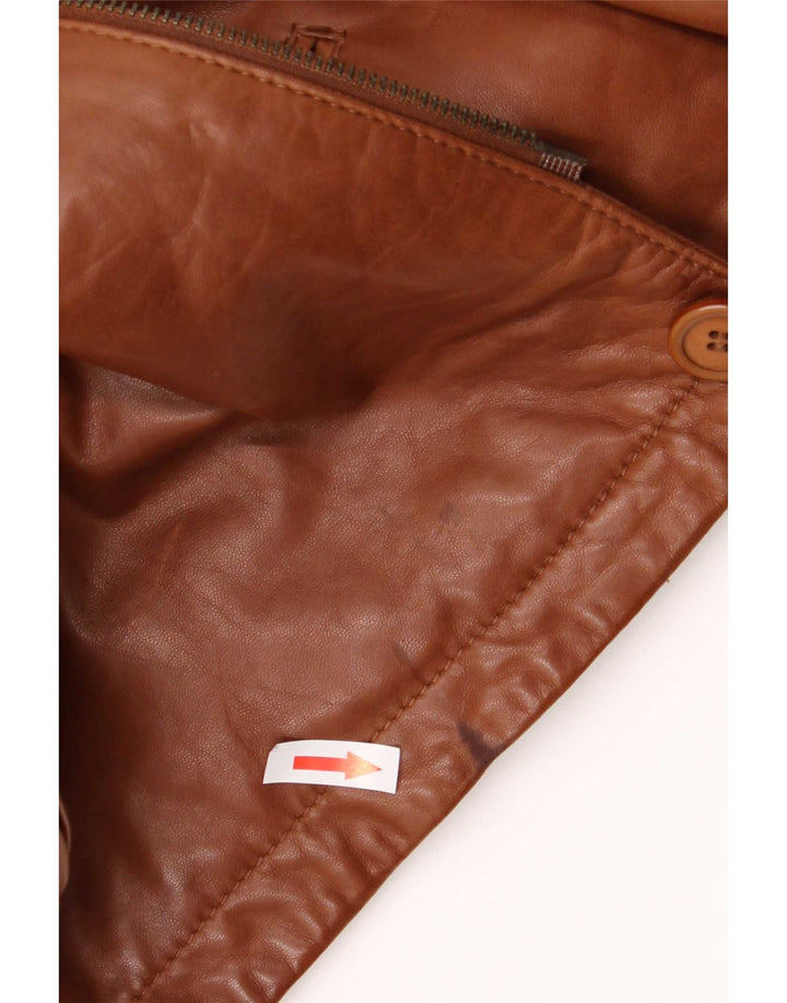 Douglas Chaqueta de cuero para hombre UK 40 Large Brown
