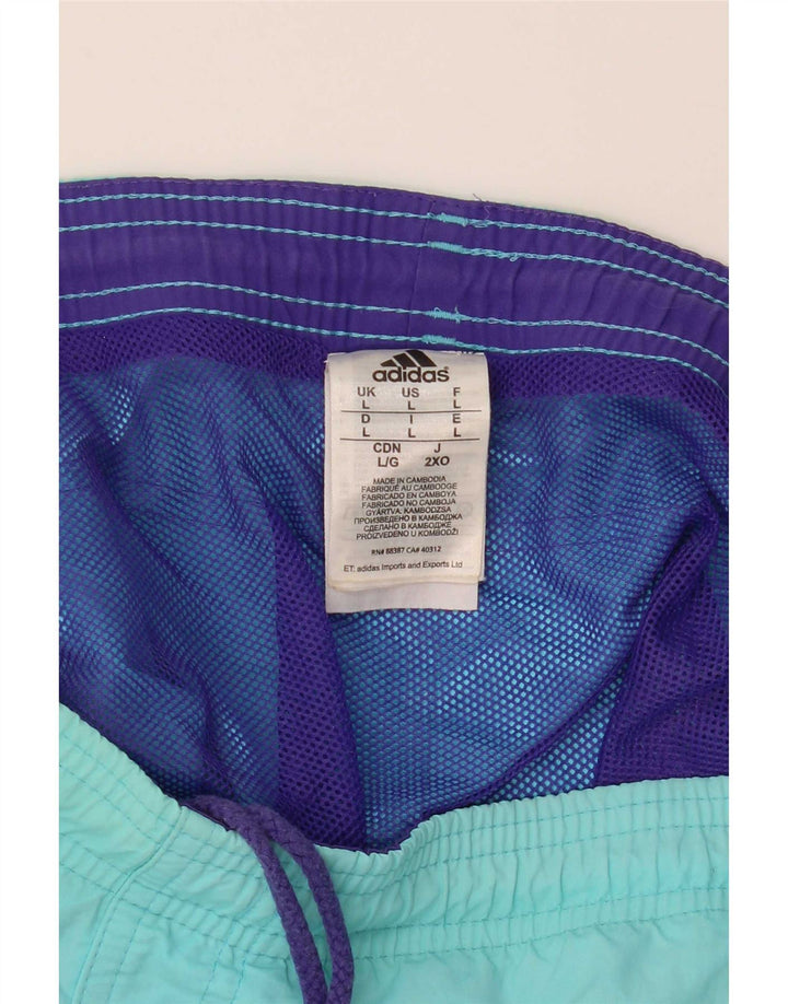 Adidas Hombre Bañador Corto Grande Azul Poliamida