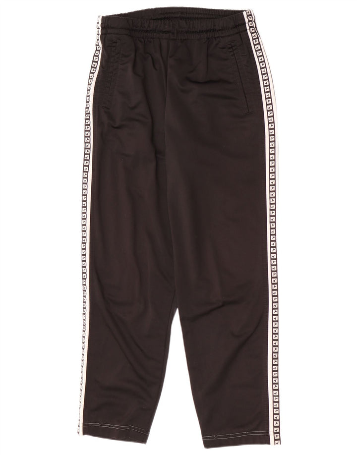 Diadora Pantalón de chándal gráfico para hombre ES 36 Small Negro Poliéster