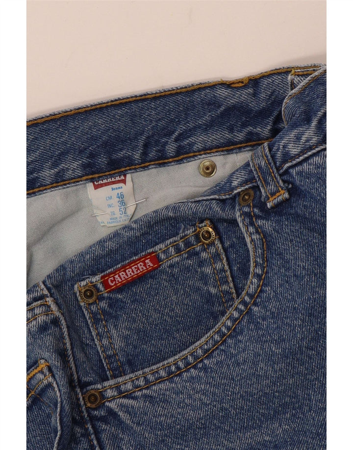Vaqueros rectos para hombre Carrera W36 L33 Algodón azul